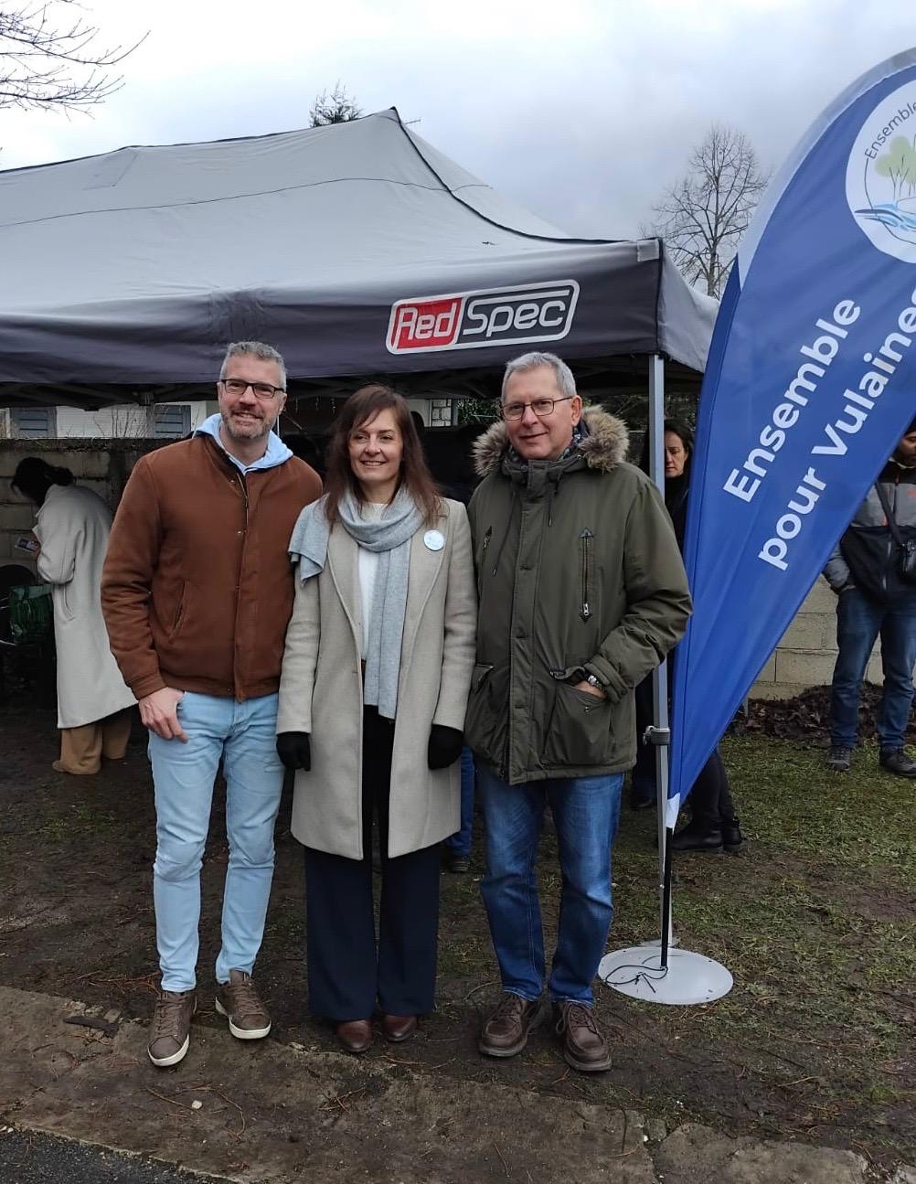 Stephane Siuda, élu à Héricy et Didier Carteau, élu à Samoreau