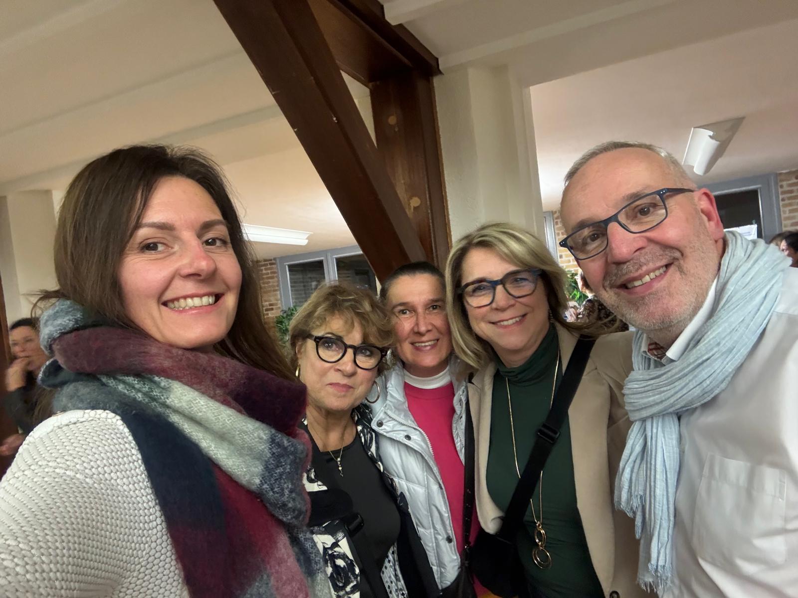 Yannick Torres, Maire de Héricy, Natalie Petit, Candida Parize, Marie-Suzanne Desgranges, élues à Héricy