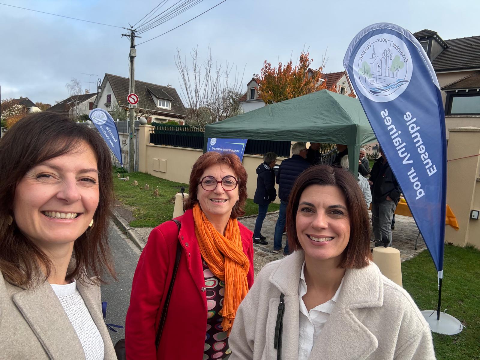 Catherine, vulaignote et Alice, bénévole au CCSV section boxe